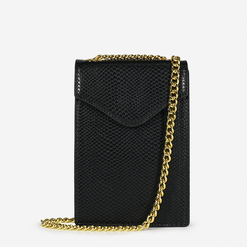 Fashion Snake Pattern Artificial Leather Mini Phone Bag