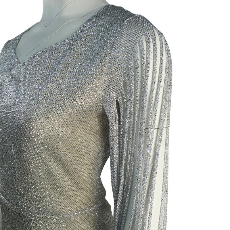 The New Tassel Bag Hip Dress Sexy Party