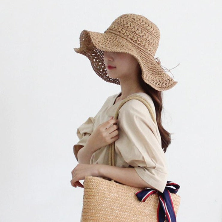 Artistic And Fresh Outdoor Folding Sun Hat