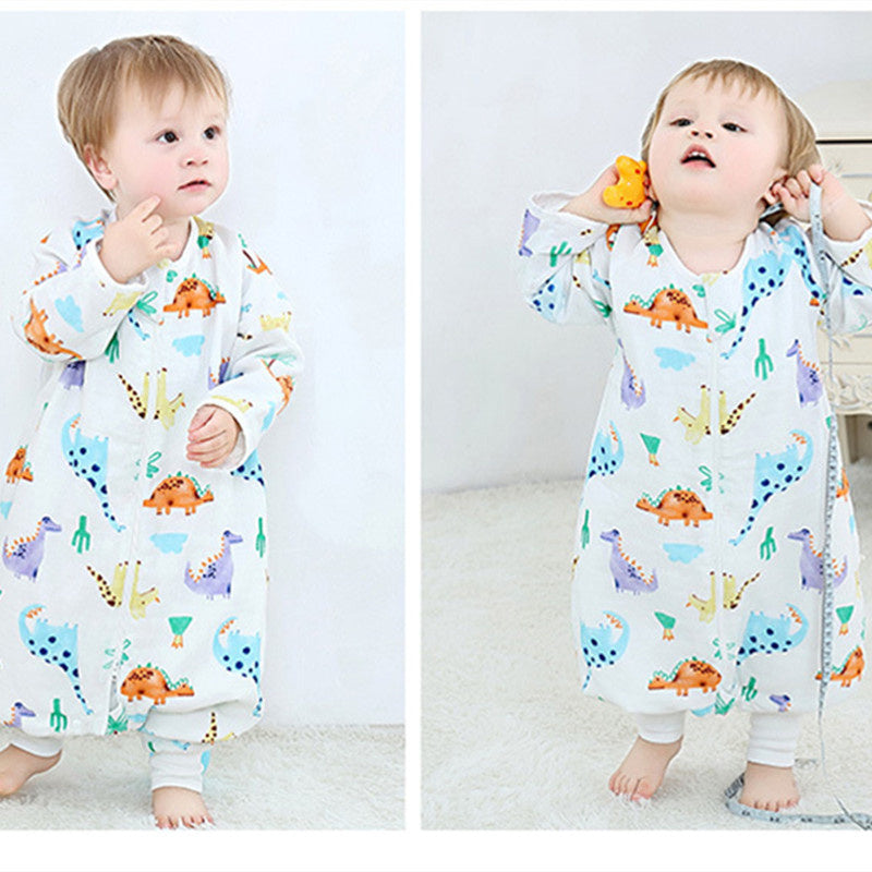 Baby Sleeping Bag Gauze Four Seasons Universal Split Leg Kick - Proof Quilt