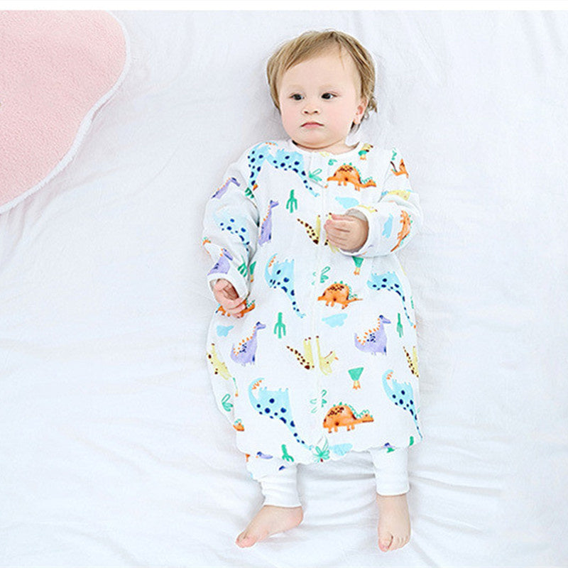 Baby Sleeping Bag Gauze Four Seasons Universal Split Leg Kick - Proof Quilt