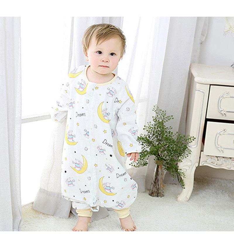Baby Sleeping Bag Gauze Four Seasons Universal Split Leg Kick - Proof Quilt