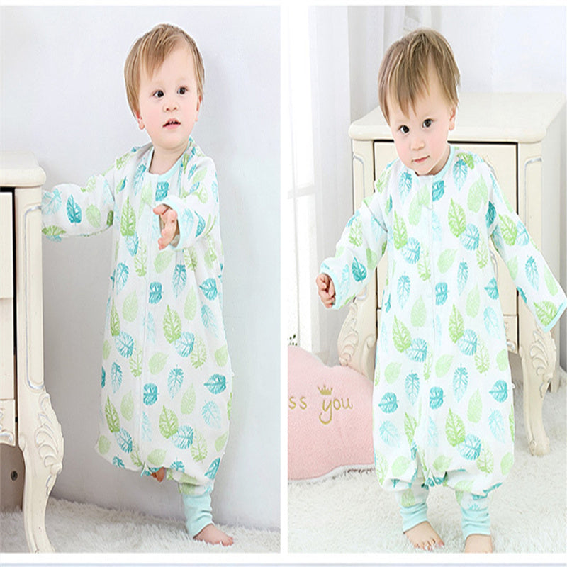 Baby Sleeping Bag Gauze Four Seasons Universal Split Leg Kick - Proof Quilt