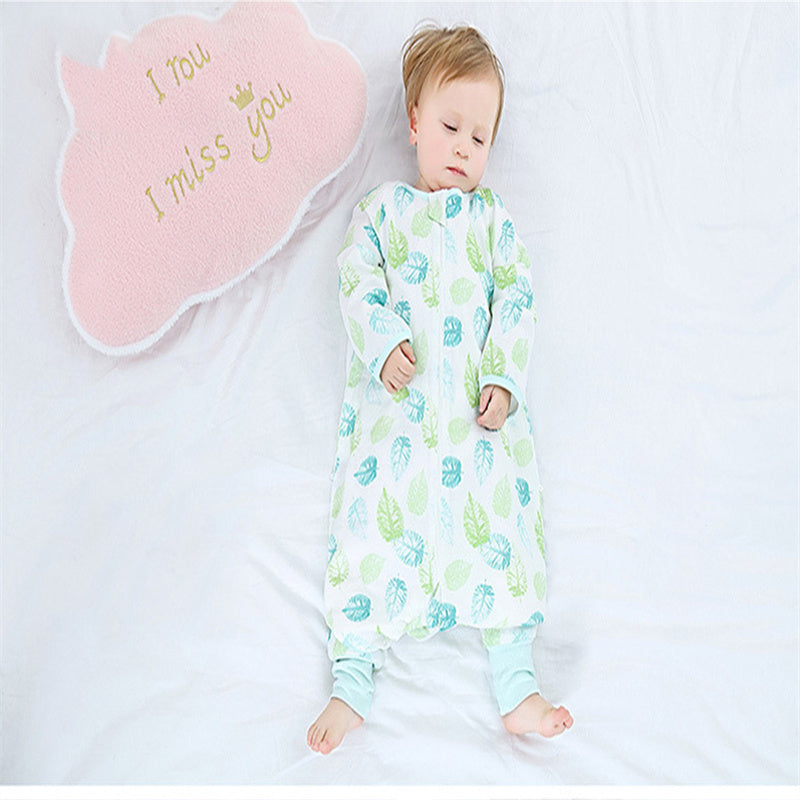 Baby Sleeping Bag Gauze Four Seasons Universal Split Leg Kick - Proof Quilt