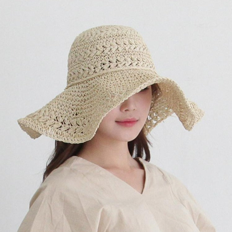 Artistic And Fresh Outdoor Folding Sun Hat