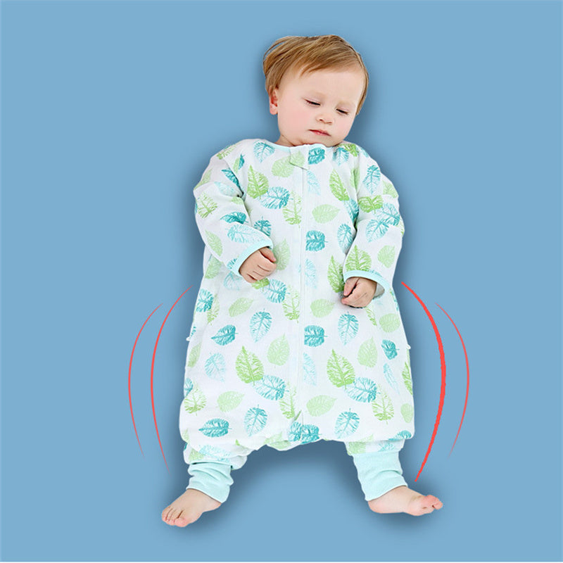 Baby Sleeping Bag Gauze Four Seasons Universal Split Leg Kick - Proof Quilt