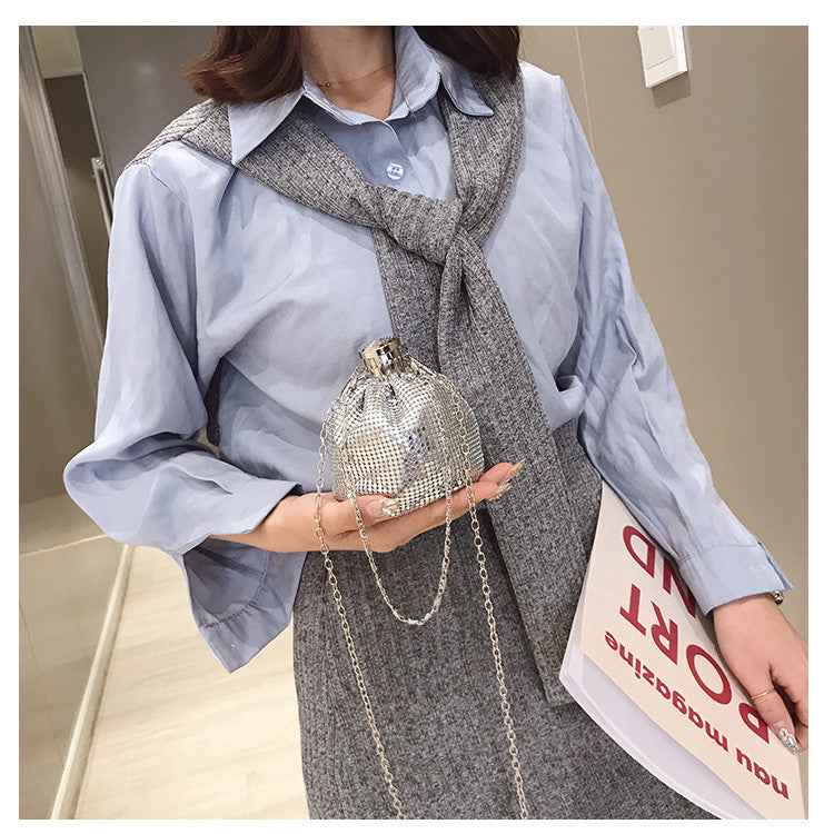 Sequin Small Chain Shoulder Bag