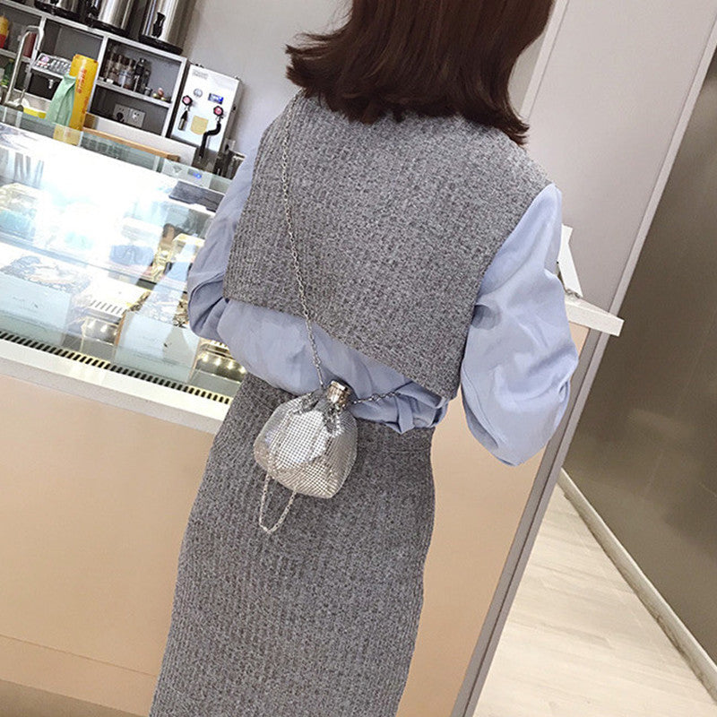 Sequin Small Chain Shoulder Bag