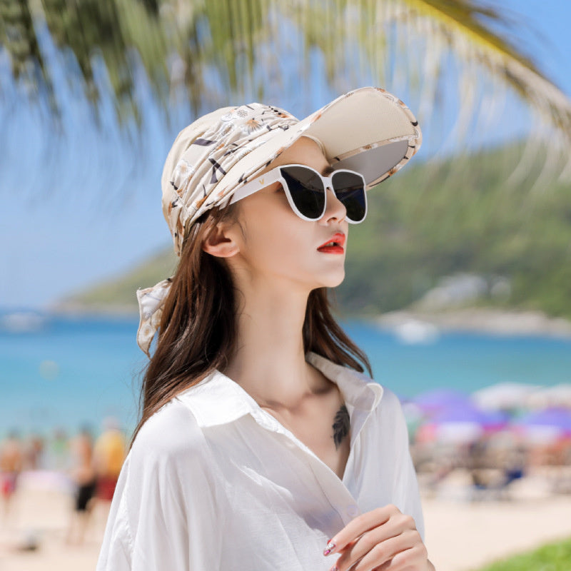 Sun visor, sun protection, retractable uv protection outdoor sun hat