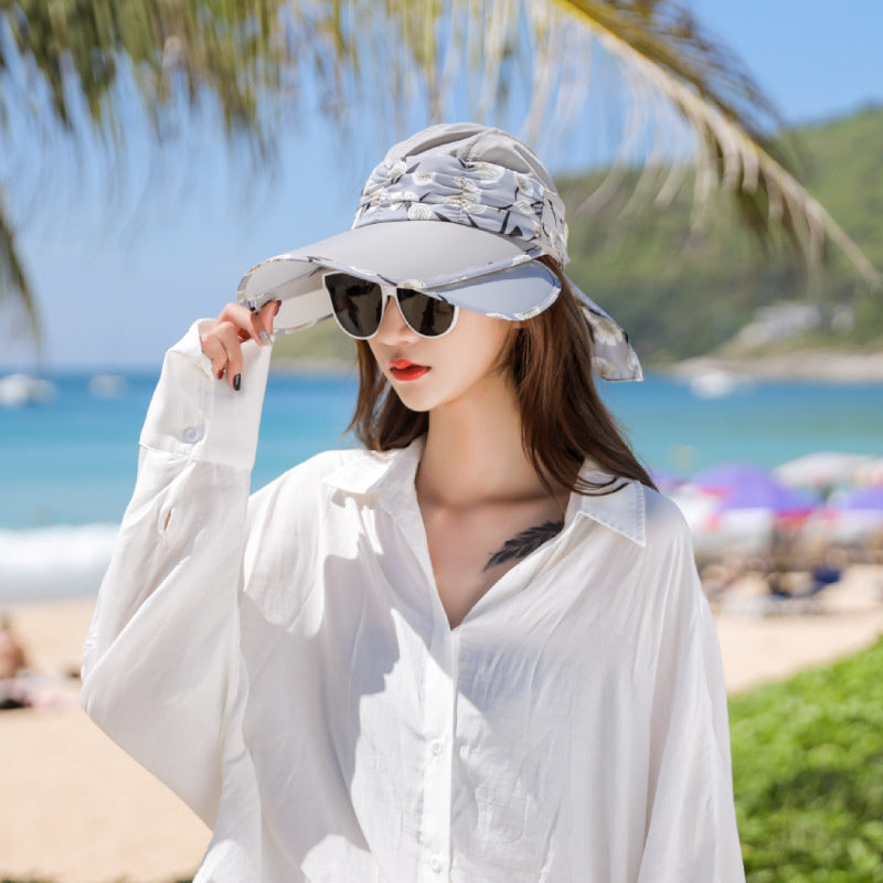 Sun visor, sun protection, retractable uv protection outdoor sun hat