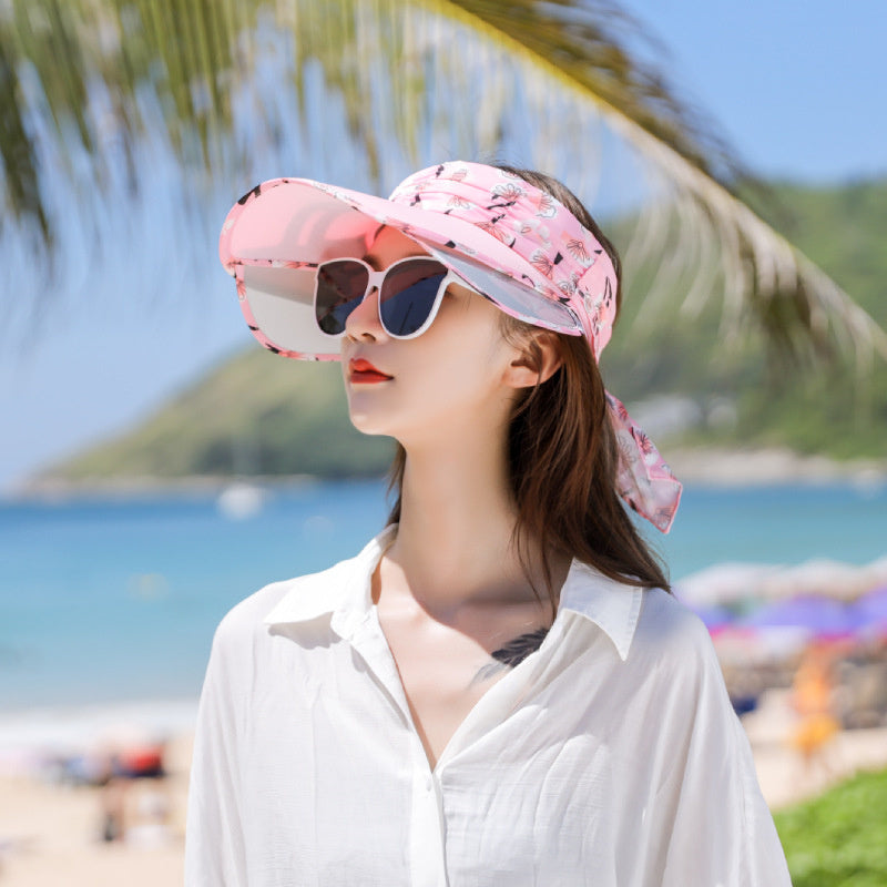 Sun visor, sun protection, retractable uv protection outdoor sun hat