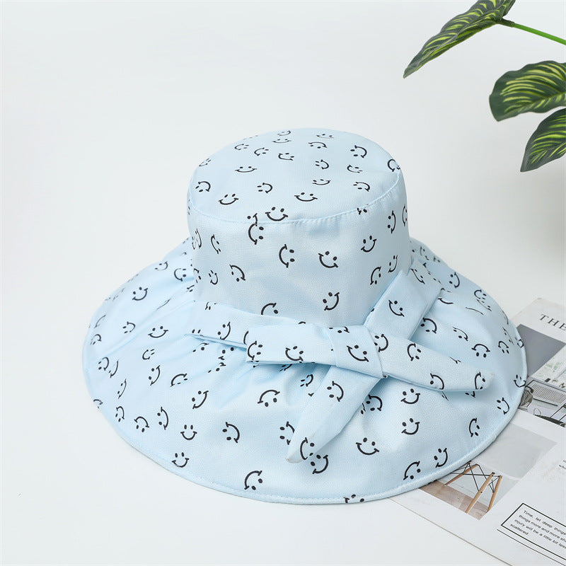 Bowknot Sunscreen Bucket Hat