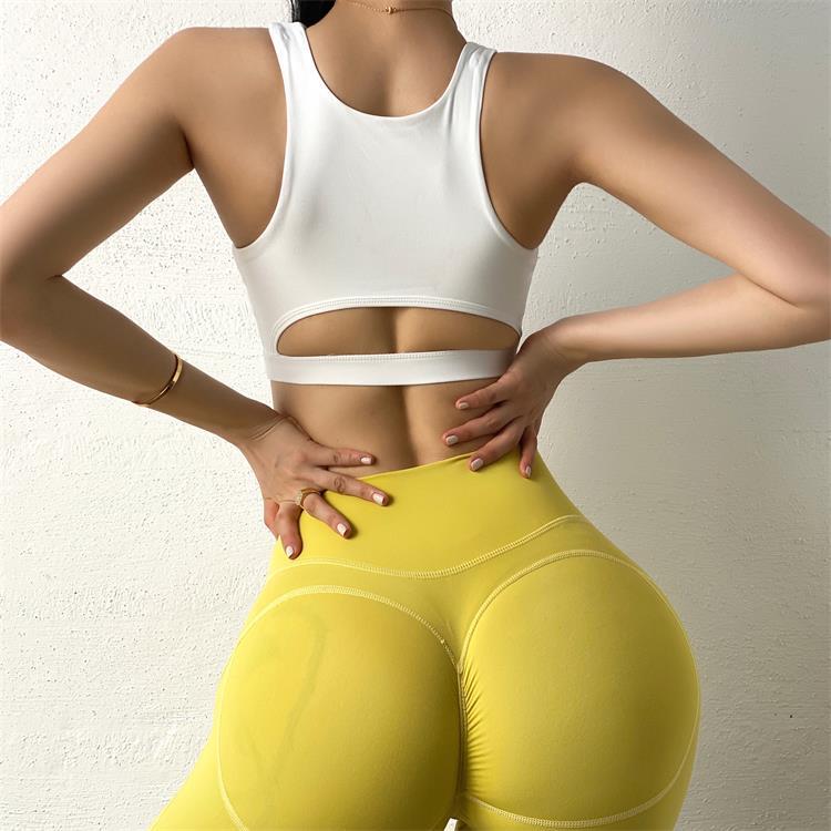 Sexy Hollow Seamless Running Yoga Bra