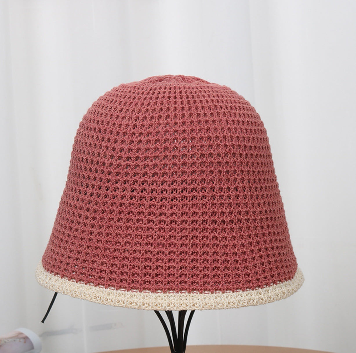 Stylish Breathable Woven Bucket Cap