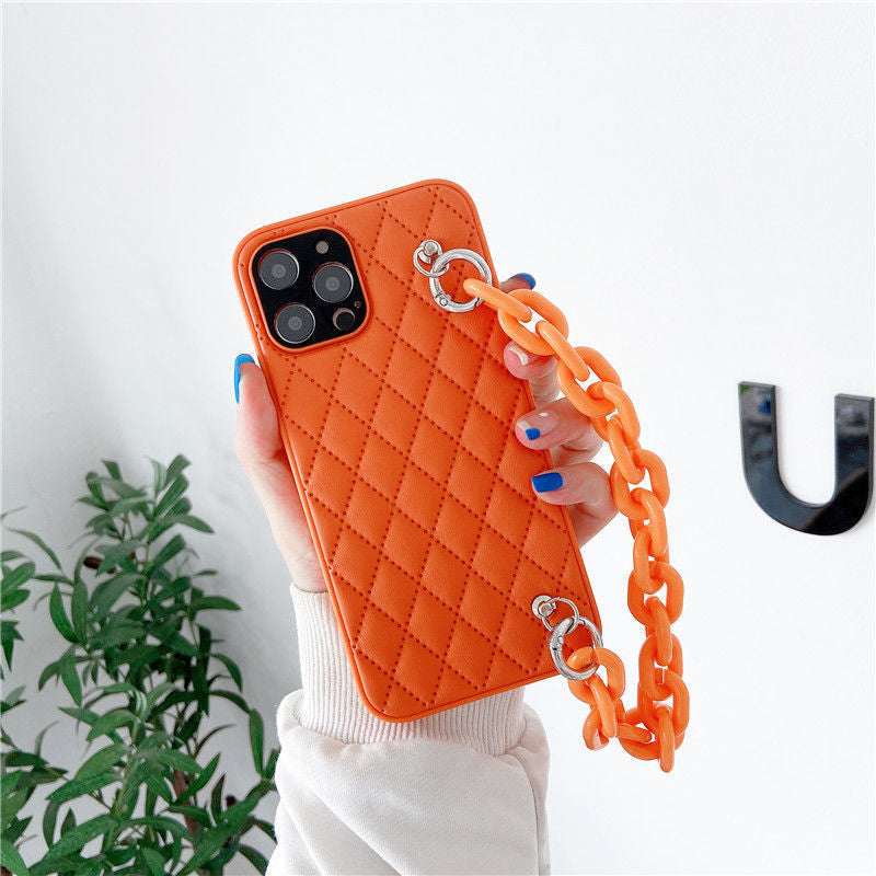 Hand strap shockproof phone case for iPhone12