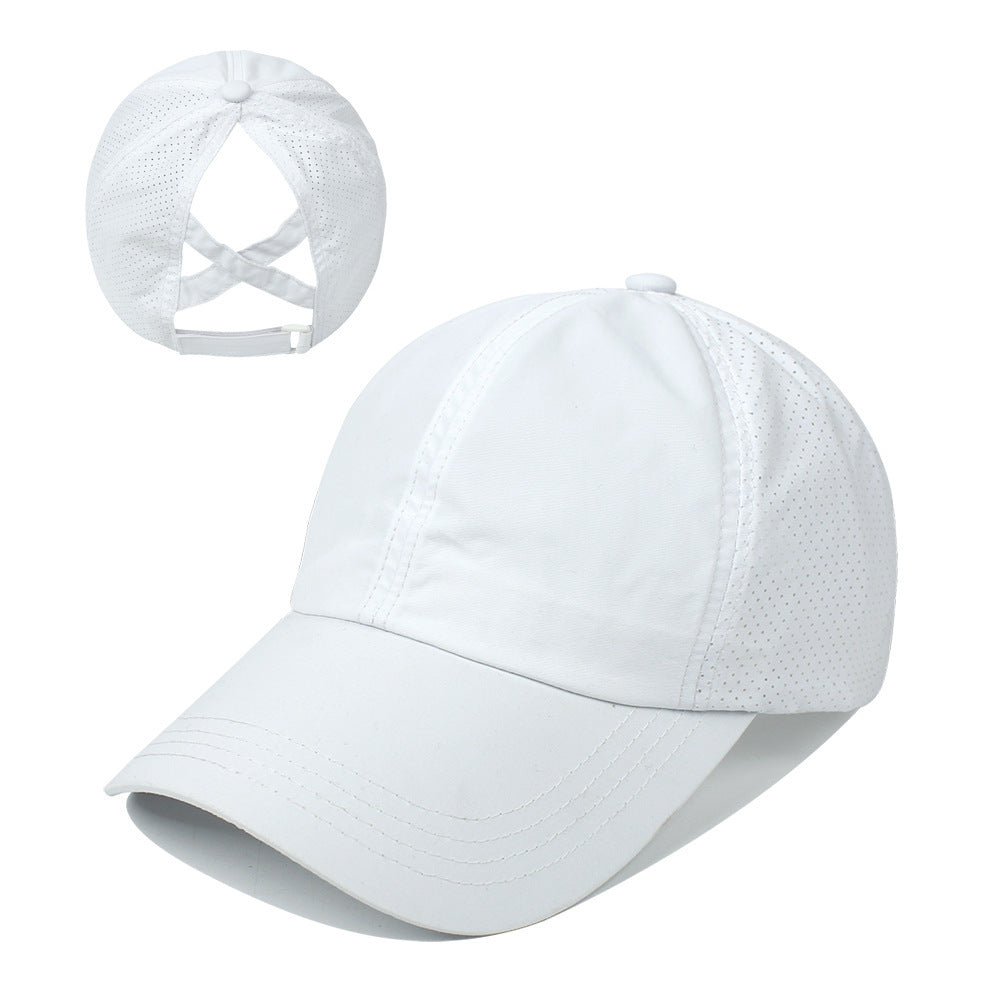 Breathable Sunshade Ponytail Baseball Cap