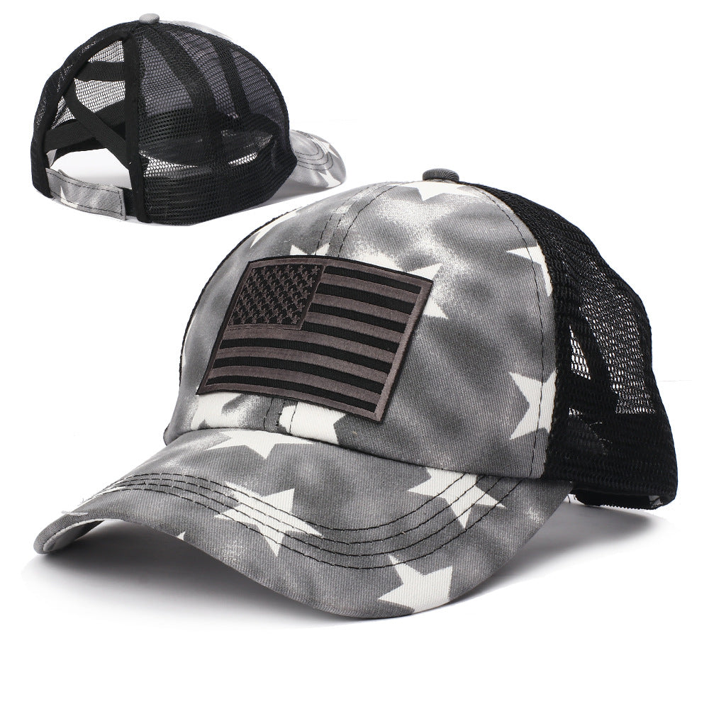 The Stars And The Stripes Ponytail Baseball Cap