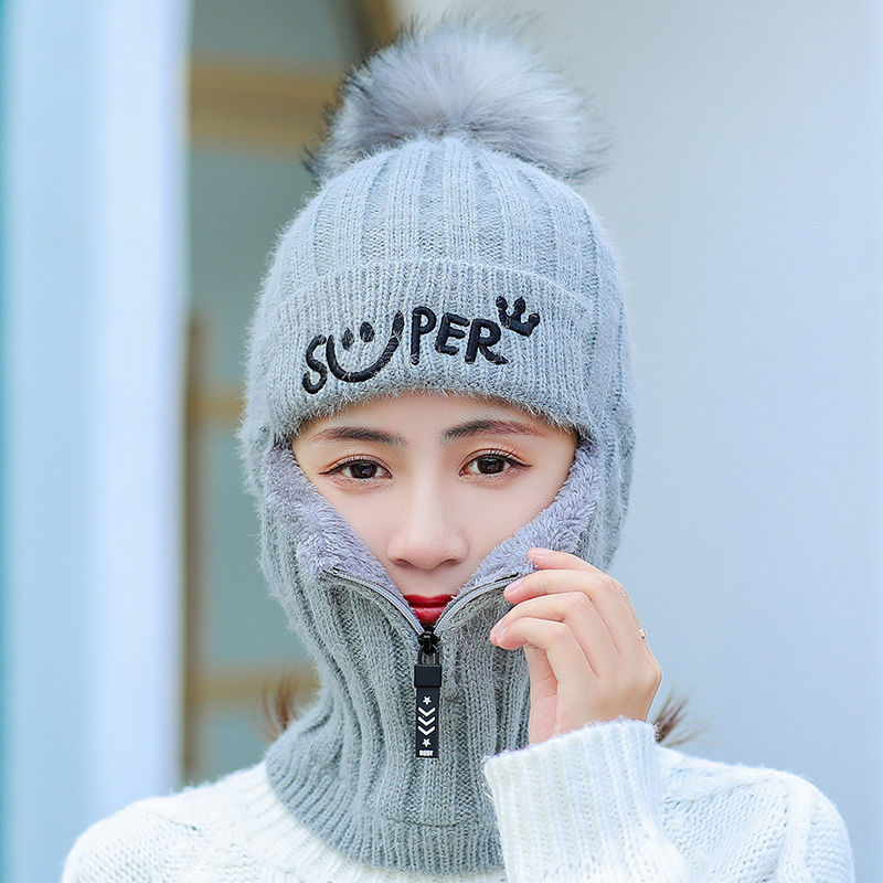 Ear Peotection Knitted Hat For Riding
