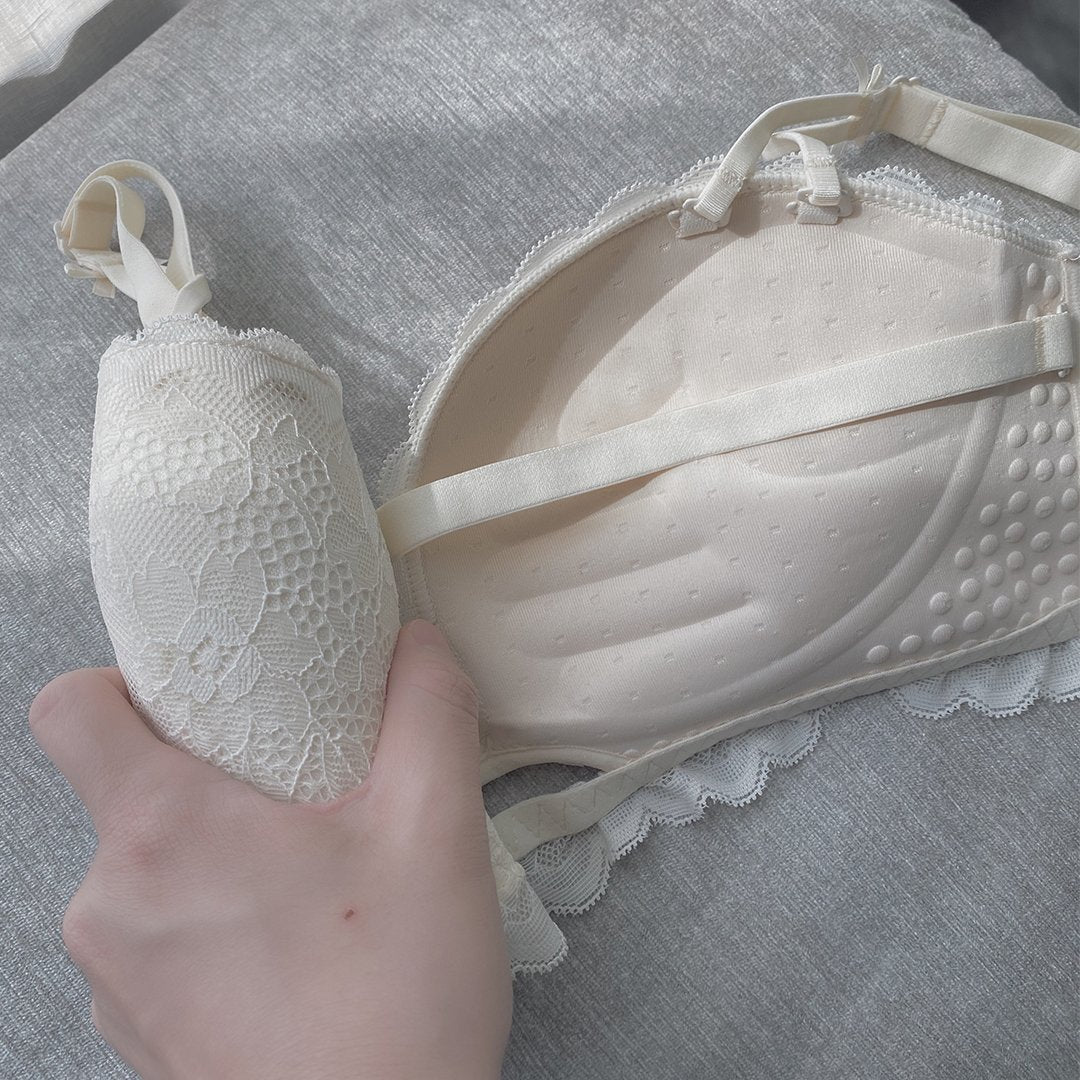 Ziibras™ Sexy Lace Flowers Push Up Bra