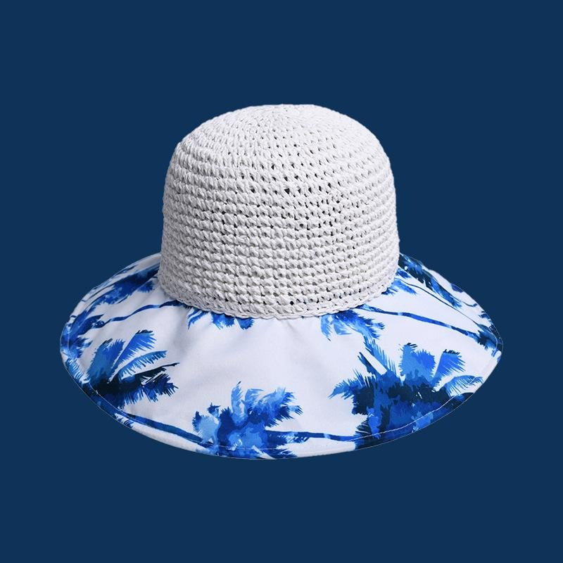 Stylish Klein Blue Sunscreen Hats