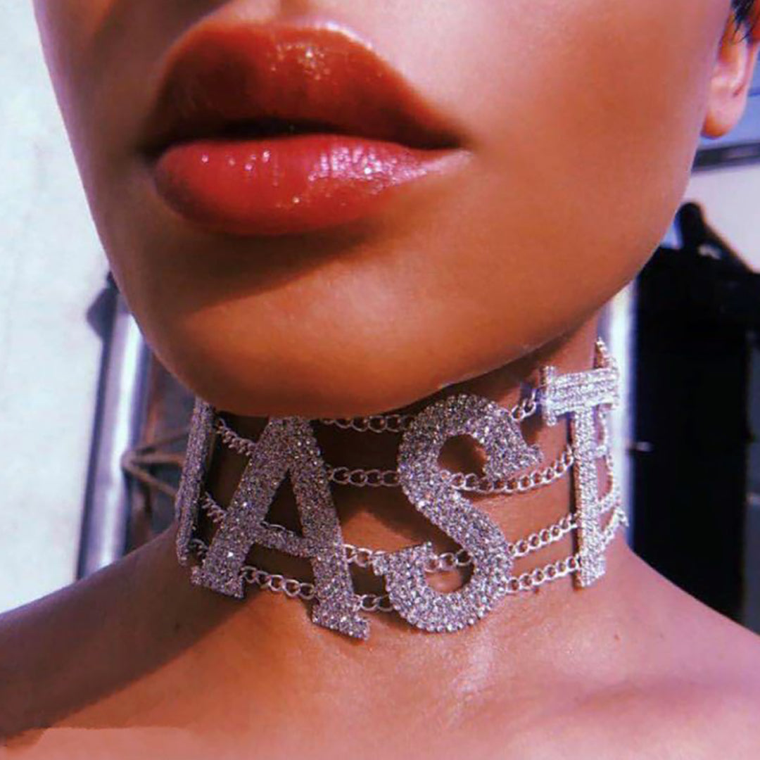 Women Fashion Letter Boho Necklace