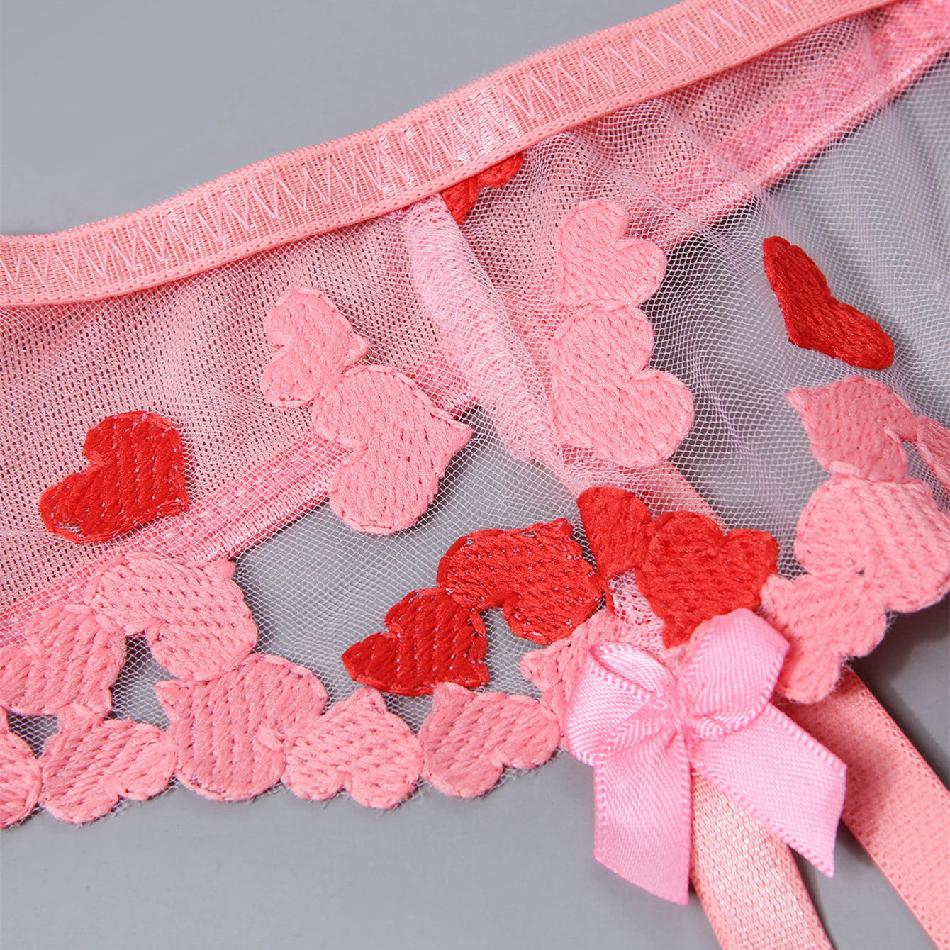 Heart Lace Lingerie Set