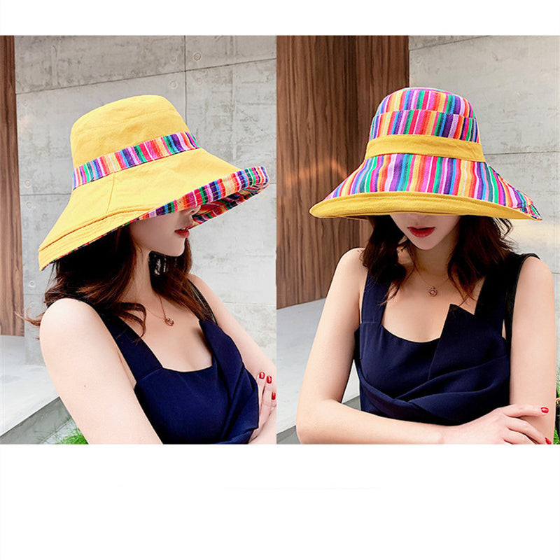 Summer Double-sided Uv Protection Fisherman's Hat