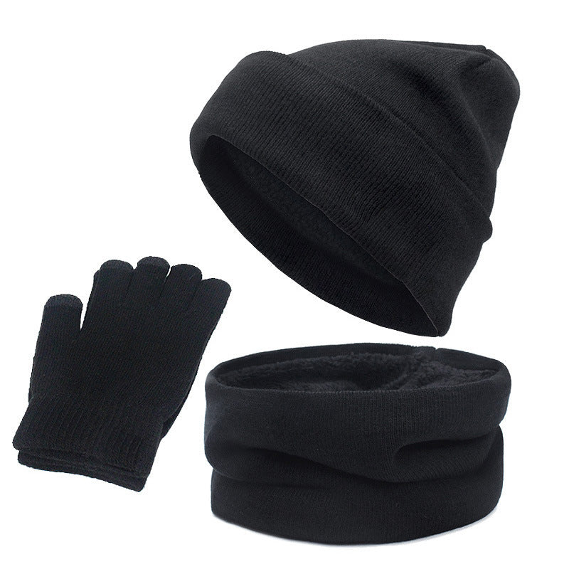 Hats Scarves Gloves Three-Piece Set Support Touch Screen