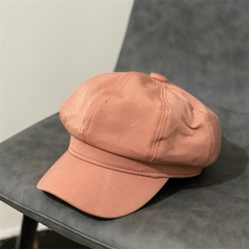 Spring And Autumn Retro Versatile For Short Hair Hat