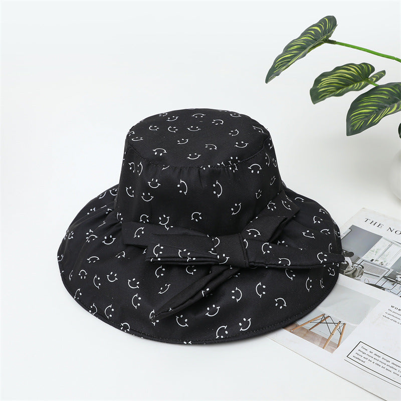 Bowknot Sunscreen Bucket Hat