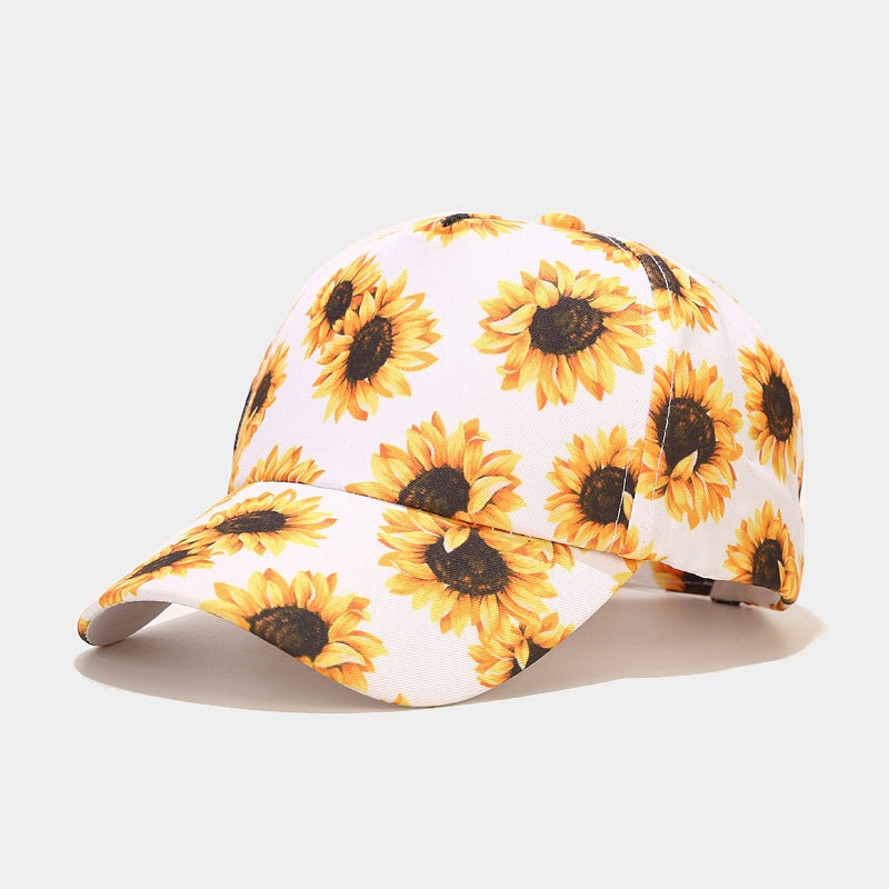 Sunflower Ponytail Baseball Cap