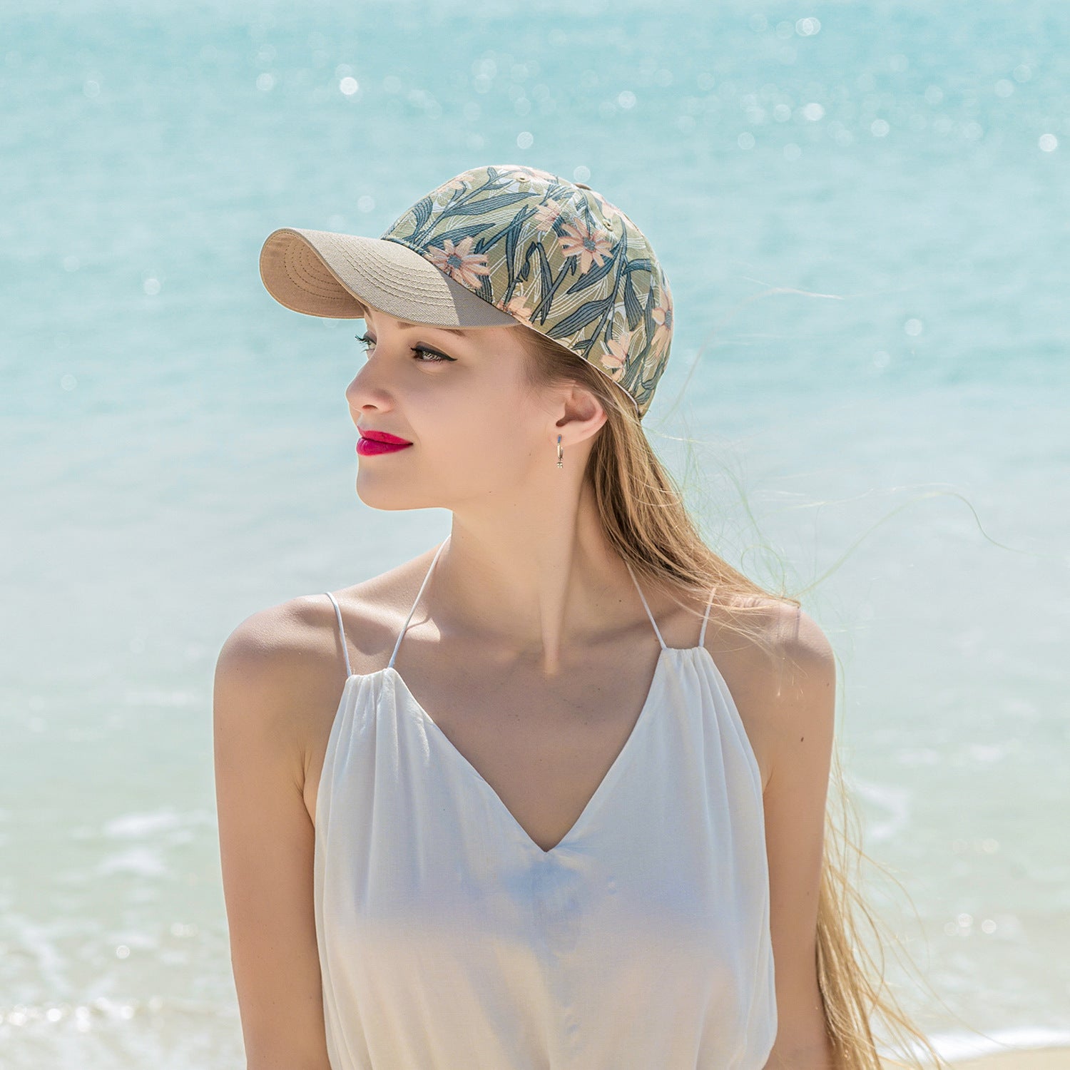 Bohemian Print Sun Shade Baseball Cap