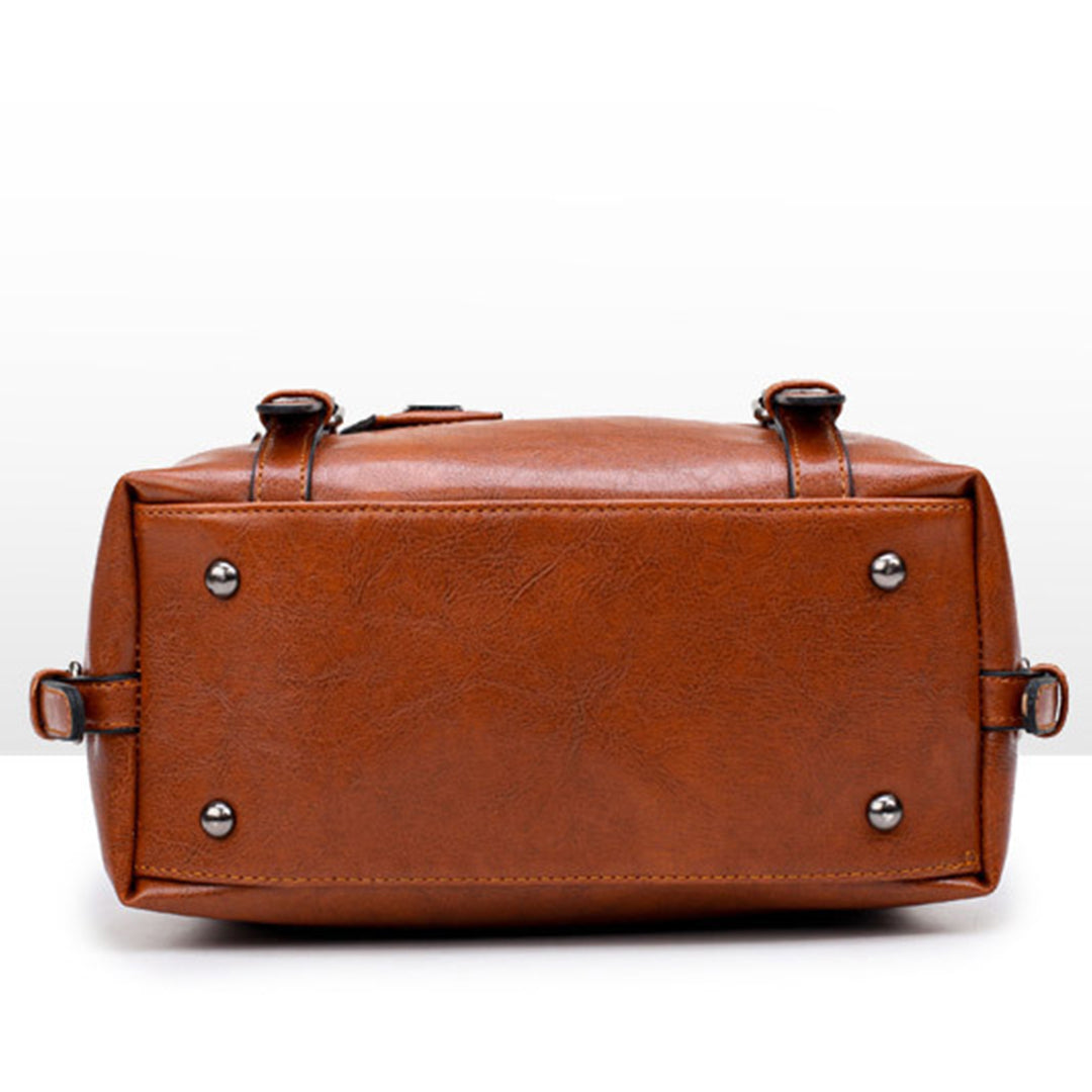 Crocodile Pattern Boston Pillow Bag Handbag For Travel and Daily