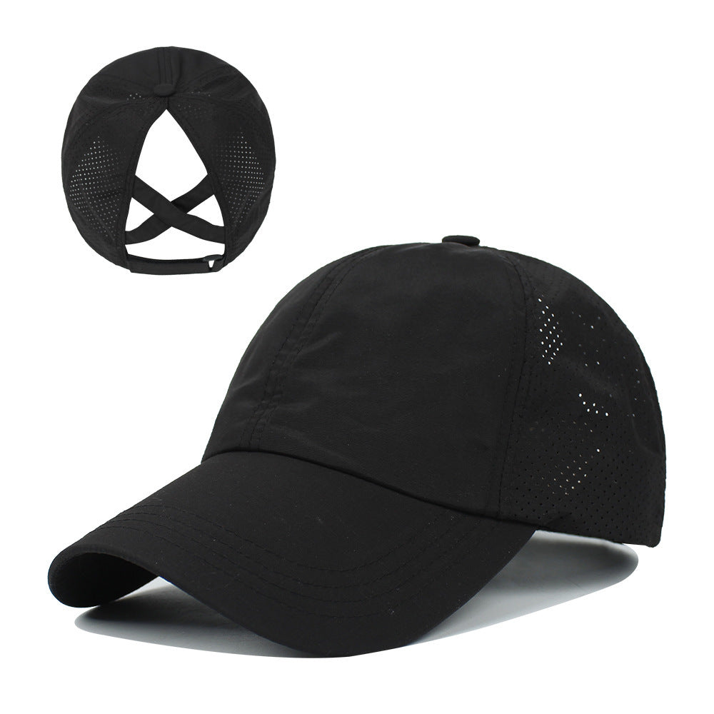 Breathable Sunshade Ponytail Baseball Cap