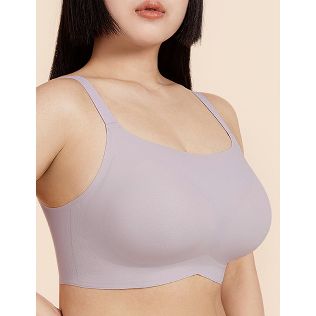 Plus Size Seamless Bra With Hook