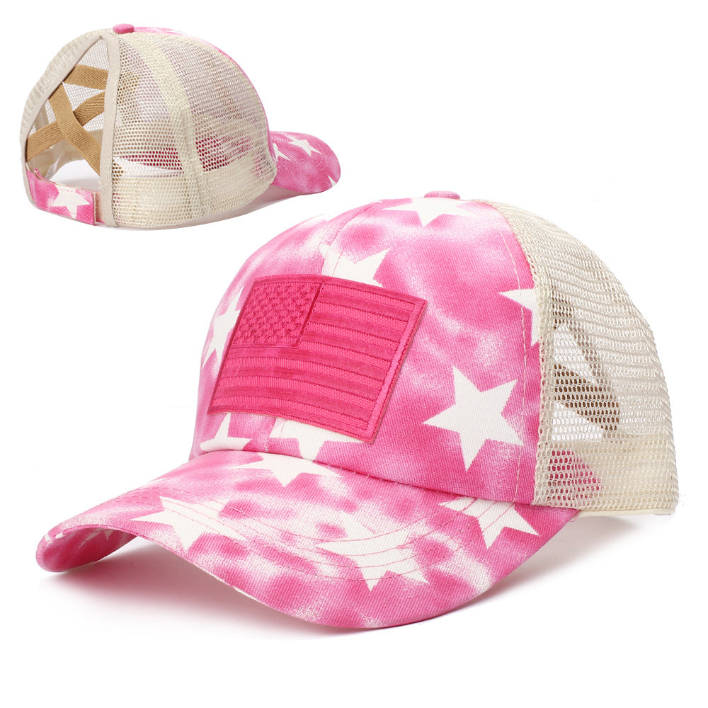 The Stars And The Stripes Ponytail Baseball Cap