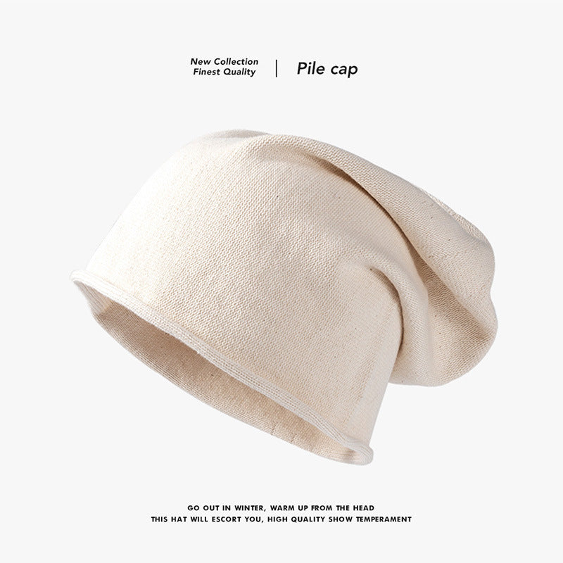 All-match Hedging Cap Fashion Plus Velvet Pile Hat