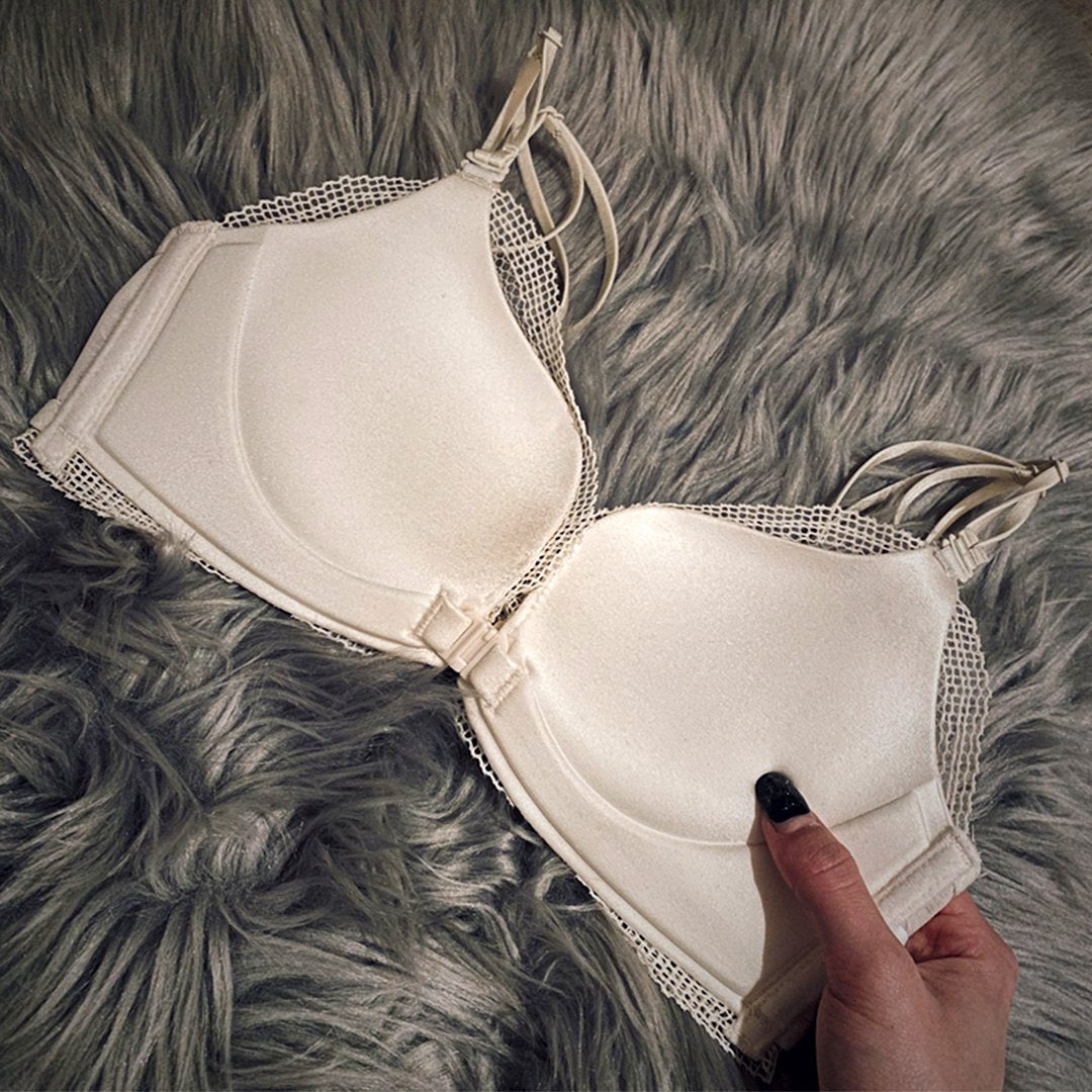 Ziibras™ Sexy Back Lace Front Closure Bra