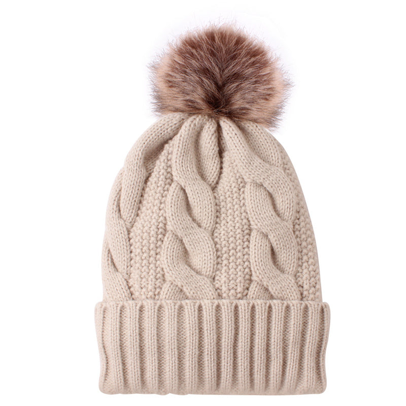 Winter Warm Coarse Stripe Knit Hats