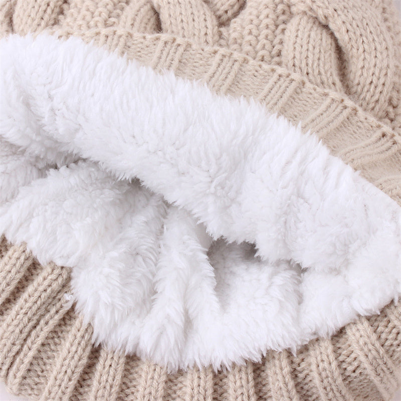 Winter Warm Coarse Stripe Knit Hats
