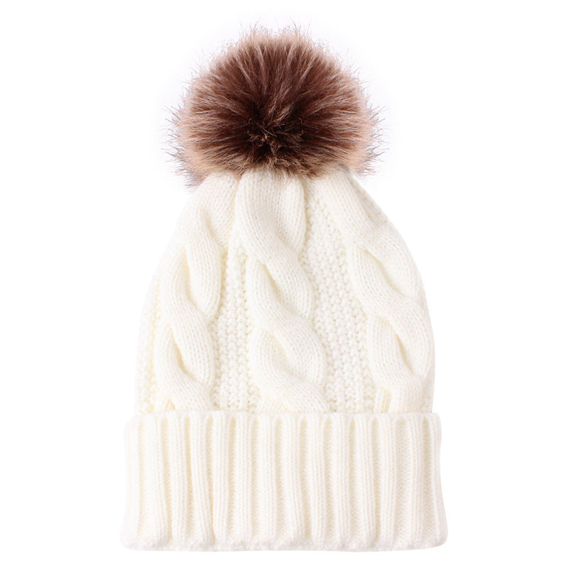 Winter Warm Coarse Stripe Knit Hats
