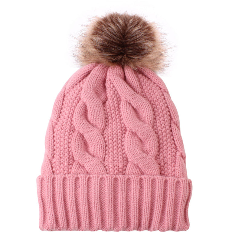 Winter Warm Coarse Stripe Knit Hats