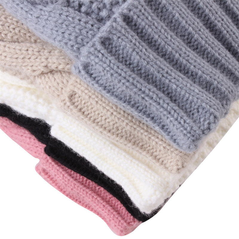 Winter Warm Coarse Stripe Knit Hats