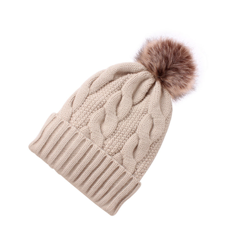 Winter Warm Coarse Stripe Knit Hats
