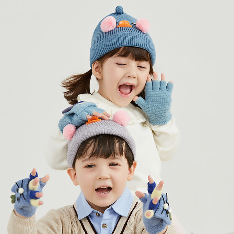 Cute Duck Children's Knitted Hat