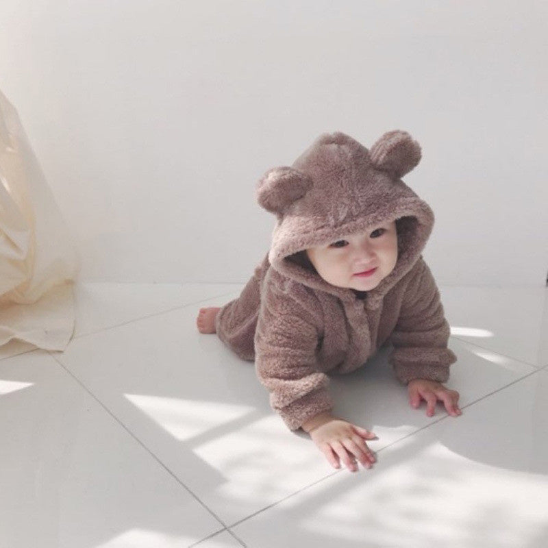 Baby Cute Soft Cotton Bear Onesie Go Out Wear