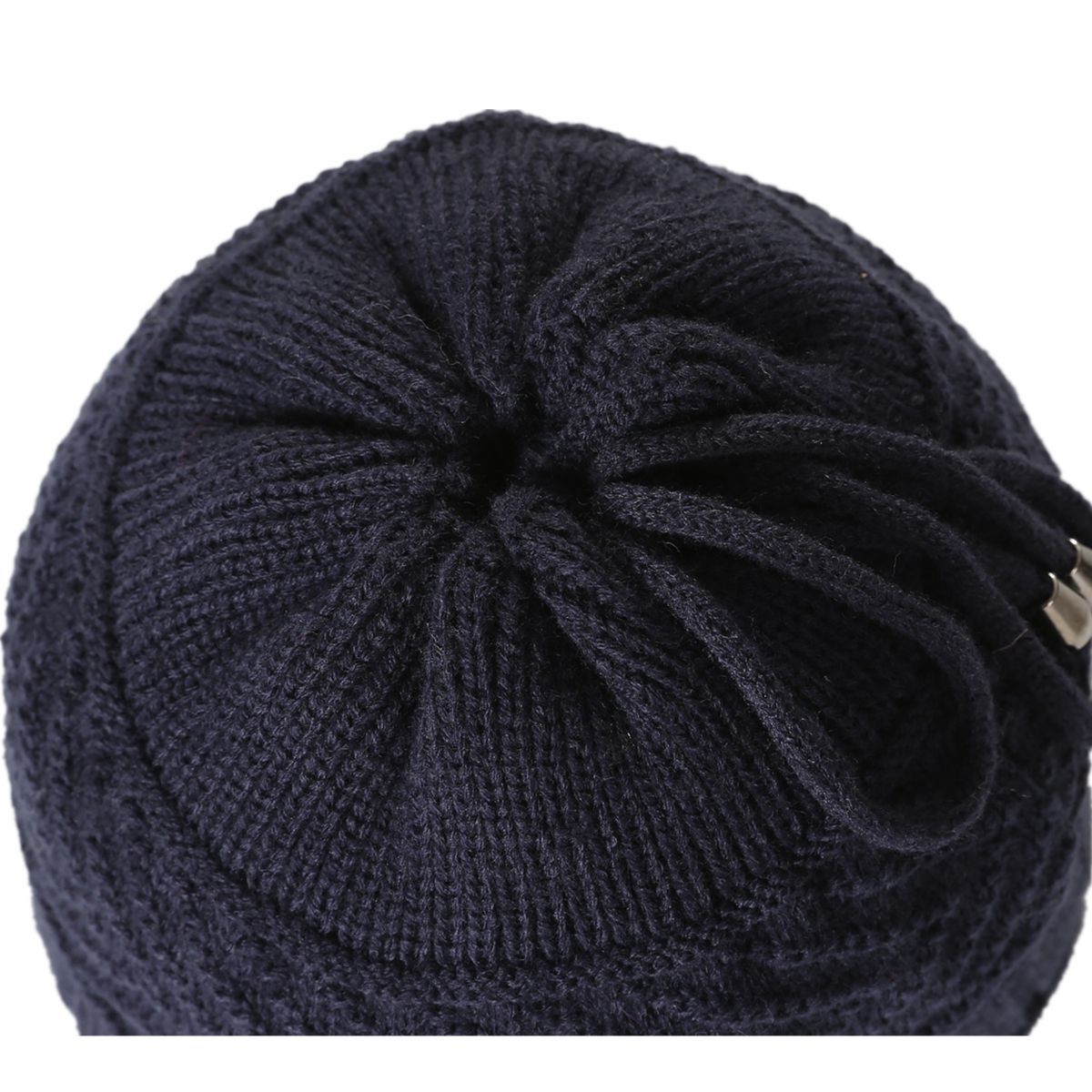 Adjustable Windproof Knit Hat And Scarf 2 in 1