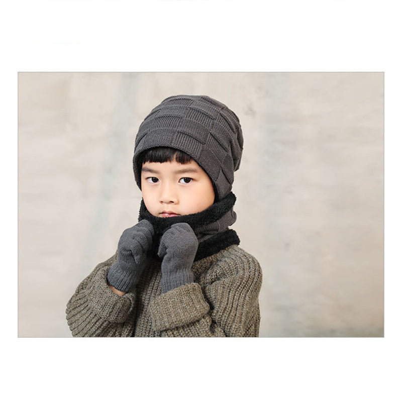 Children's Winter Three-Piece Suit With Fleece To Keep Warm Outdoors