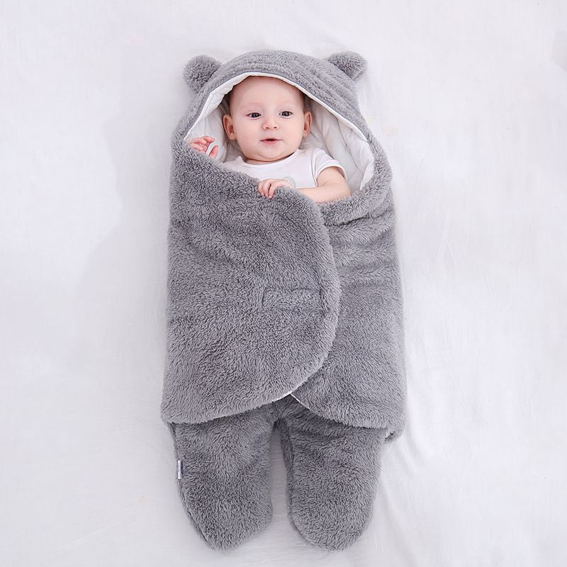 Infant  Winter Fleece Sleeping Bag Newborn Thicker Sleep Sack for Baby