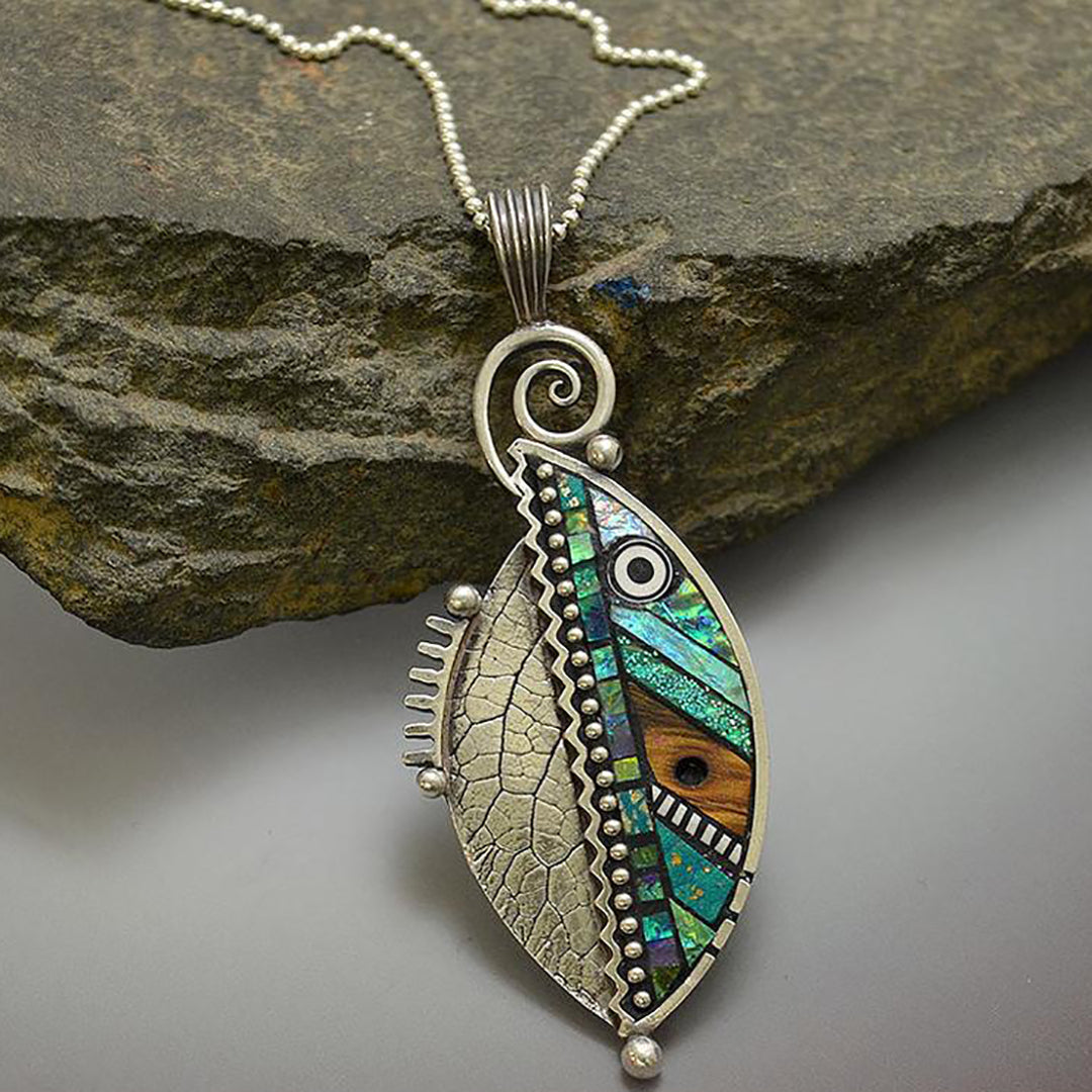 Fashion Abstract Leaves Necklace